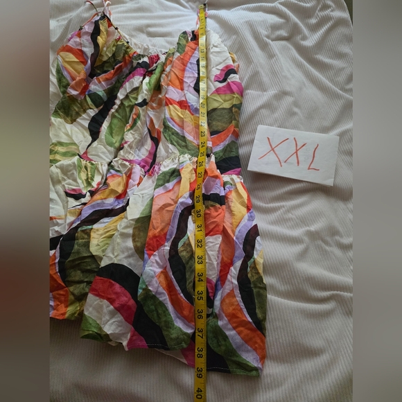 H&M floral A-line Mini Dress multicolored BNWT - Picture 10 of 10